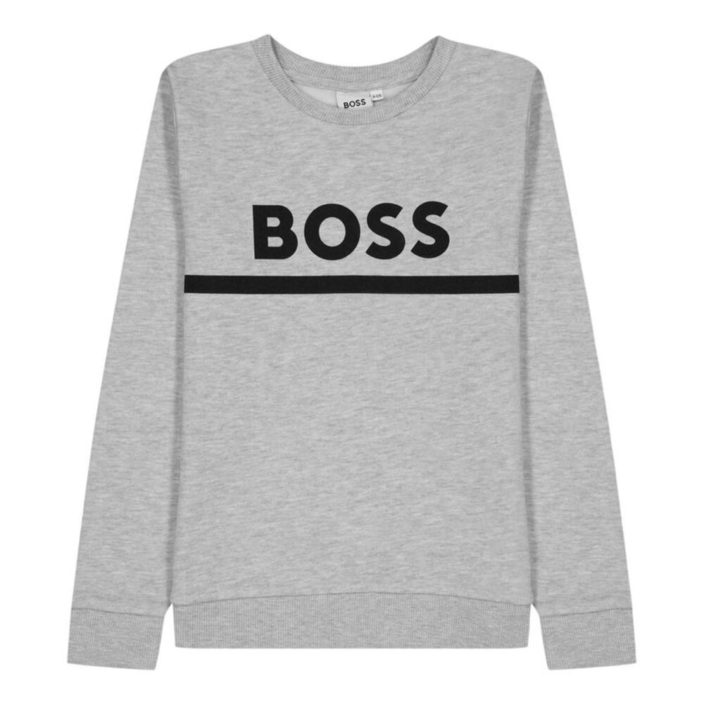 Boss Childrens/Kids Crew Neck Sweatshirt / Gray